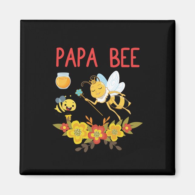 Imã Beekeeper Art Papa Bee 2 (Frente)
