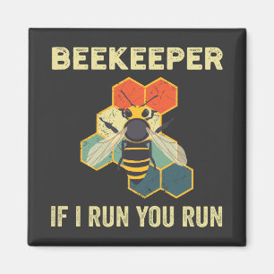 Imã Beekeeper Honeycomb Apicultura Engraçada