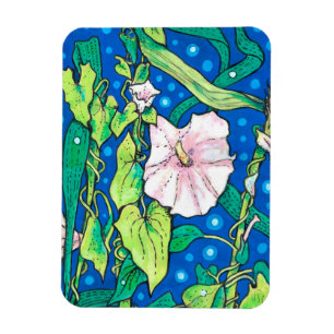 Ímã Beendweed Reed Summer Wildflower Painting