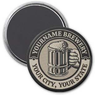 Imã Beer Breeke Personalizado Brewery Big Mug