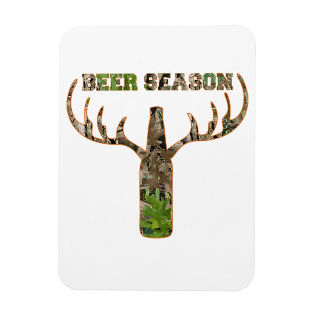 Ímã Beer Season Hunter Gift Para Hunter (Vertical)