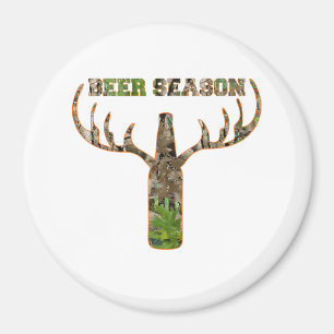 Imã Beer Season Hunting Season Gift For Hunter