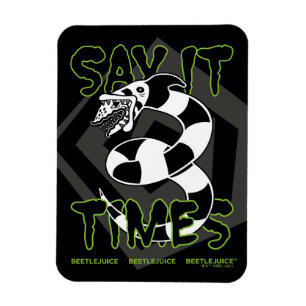 Ímã Beetlejuice   Say It 3 Times