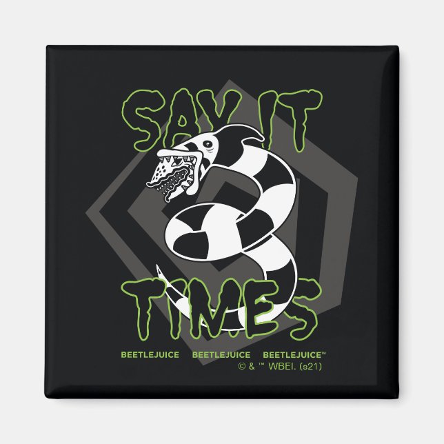 Imã Beetlesumo | Diga 3 Vezes (Frente)