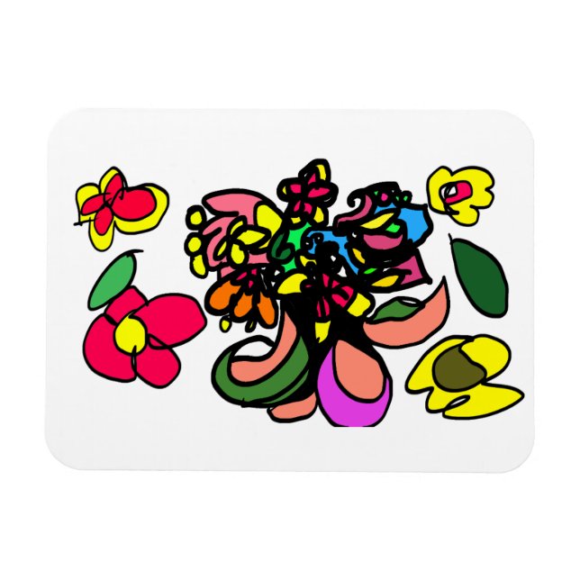 Ímã Beija-flor relaxa primavera (Horizontal)