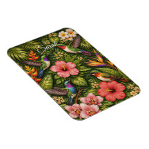 Beija-flor Tropical Personalizado Vibrante