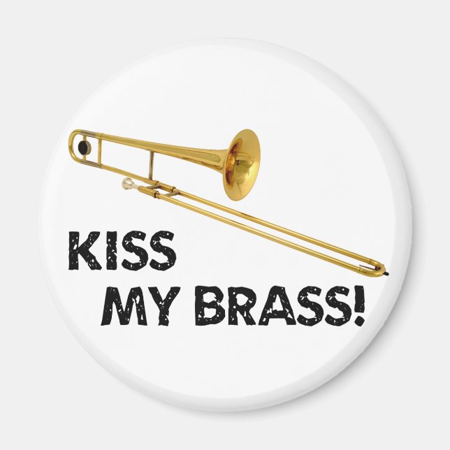 Imã Beija Meu Bronze (Trombone) (Frente)