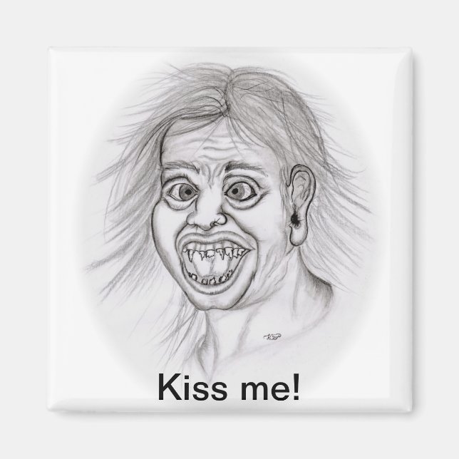 Imã Beije-me! - Bleistiftzeichnung (Frente)