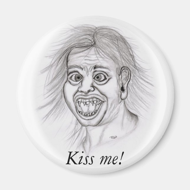 Imã Beije-me! - Bleistiftzeichnung (Frente)