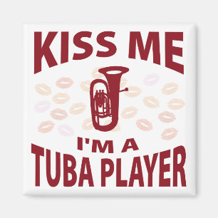 Imã Beije-me que eu sou um jogador da tuba