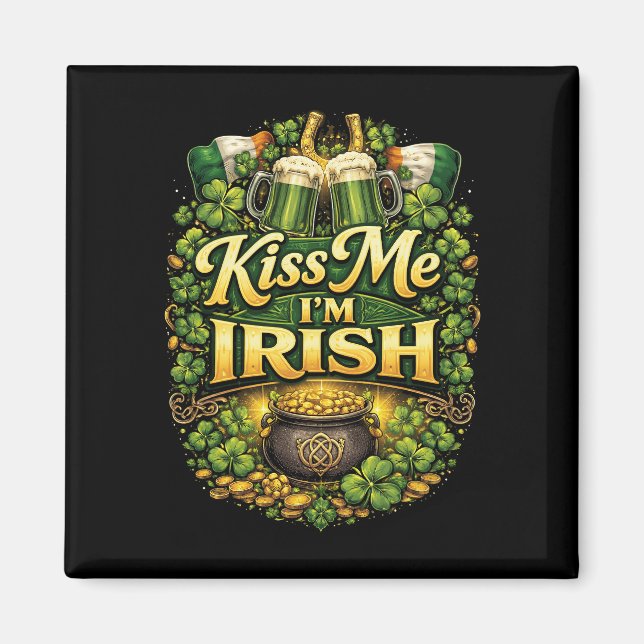 Imã Beije Me, Sou Irlandês (Frente)