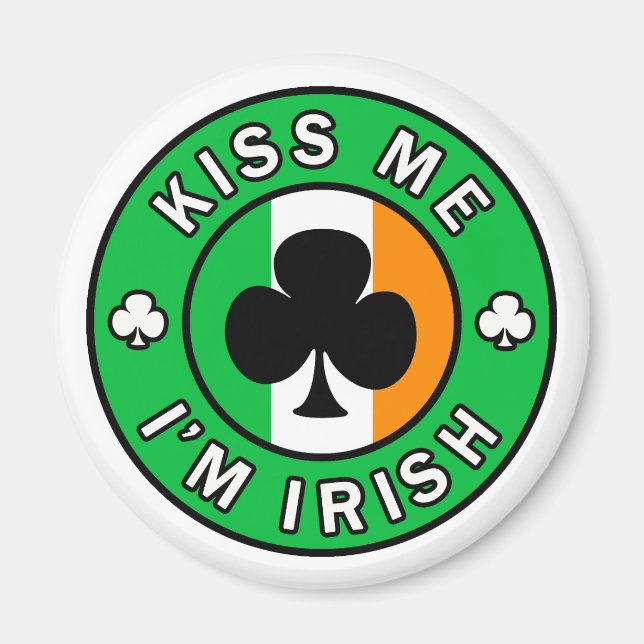 Imã Beije-me, sou irlandês (Frente)