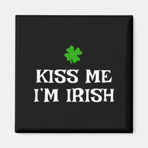 Imã Beije Me Sou Irlandês Dia de São Patrício Irlandês