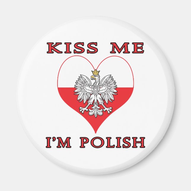 Imã Beije-me, sou polonês (Frente)