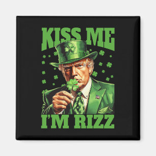 Imã Beije-me Sou Rizz Trump Dia de São Patrício Irland
