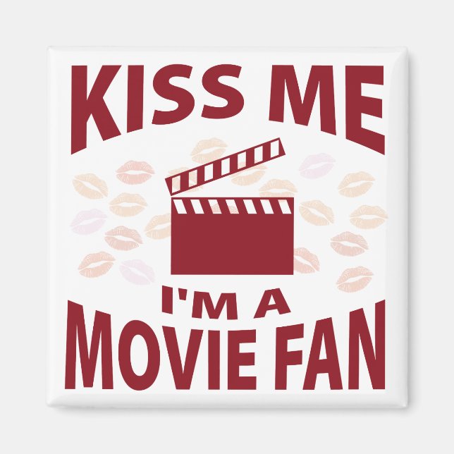 Imã Beije-me, sou um fã de filmes (Frente)