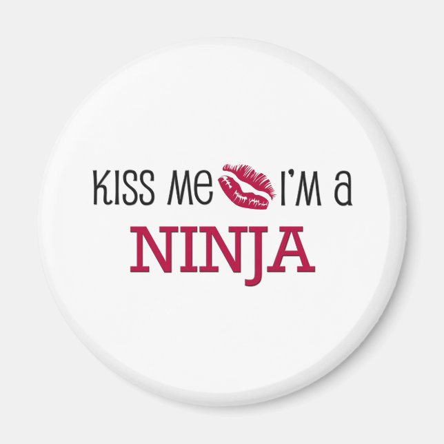 Imã Beije-me, sou um NINJA (Frente)