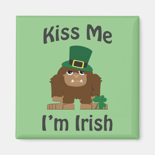Imã Beije-me, sou um pé-de-cabra irlandês (Frente)