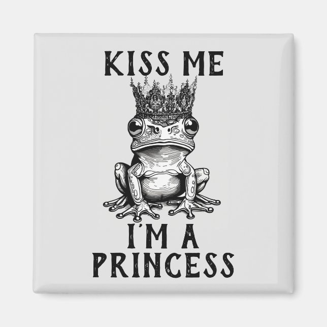 Imã Beije-me, sou uma Princesa Magnet (Frente)
