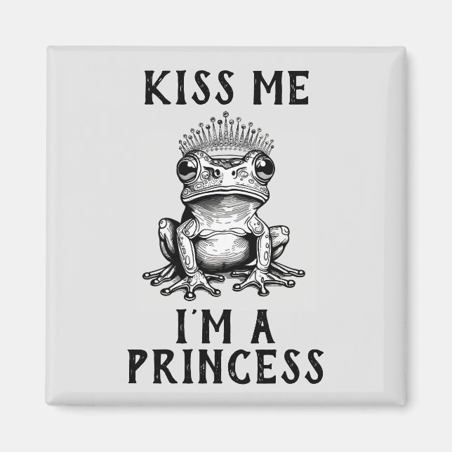 Imã Beije-me, sou uma Princesa Magnet (Frente)