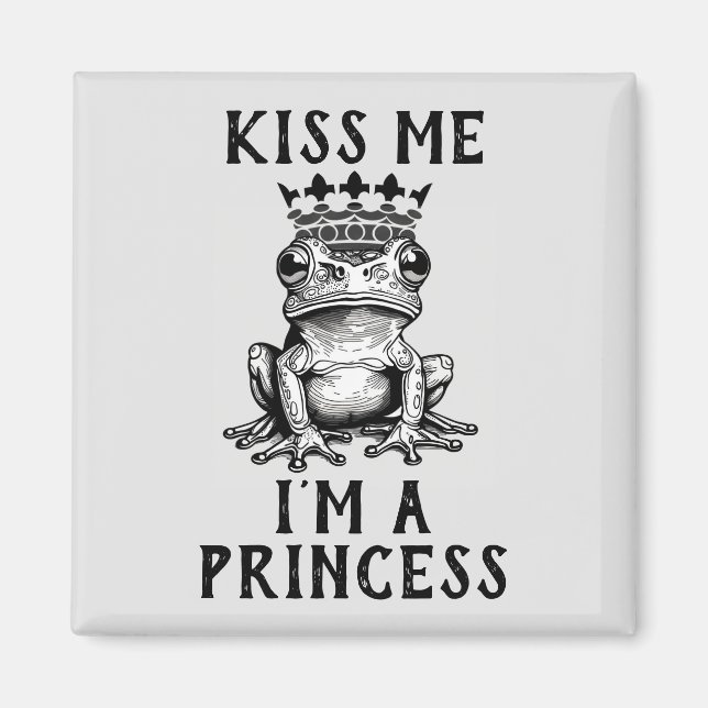 Imã Beije-me, sou uma Princesa Magnet (Frente)