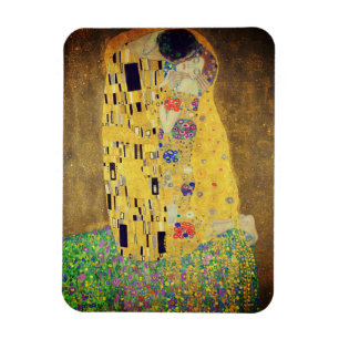 Ímã Beijo por Gustav Klimt, detalhe 1
