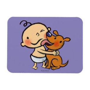 Ímã Beijos do filhote de cachorro para o bebê