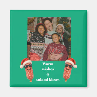 Imã Beijos engraçados de salame foto da família natal