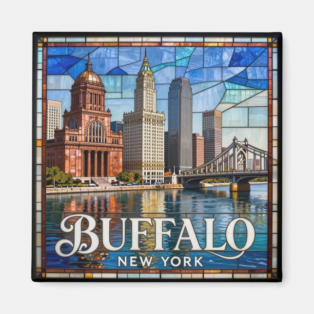 Imã Beira-Mar de Buffalo Nova York 🌉 (Frente)