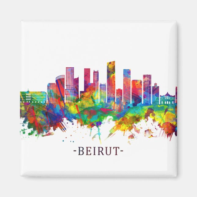 Imã Beirut Lebanon Skyline (Frente)