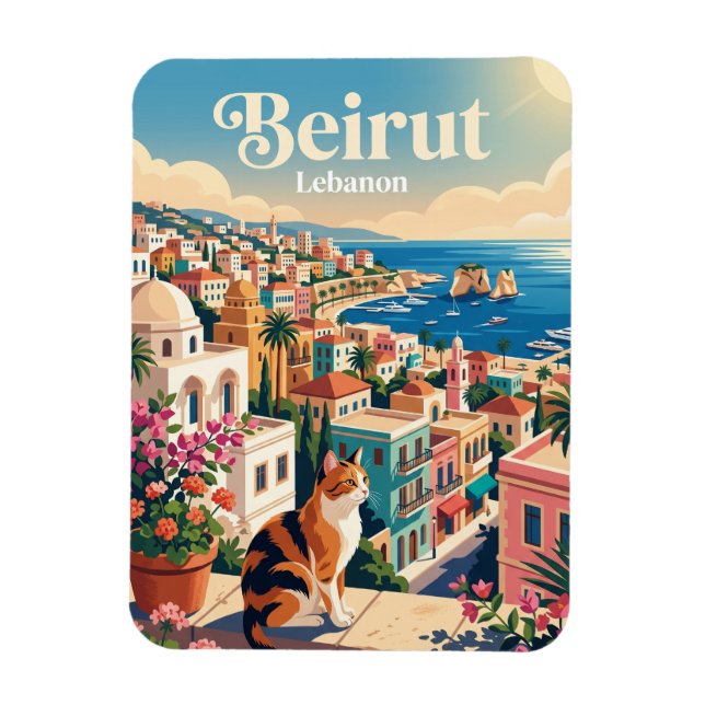 Ímã Beirute Líbano (Vertical)