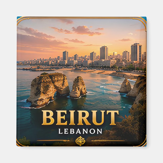 Imã Beirute Líbano Capital Mediterrânea 🌊 (Frente)