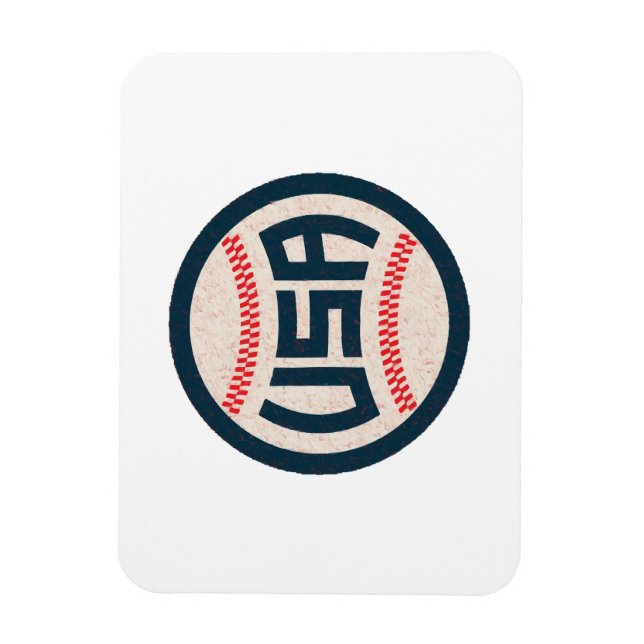 Ímã Beisebol da Equipe EUA (Vertical)