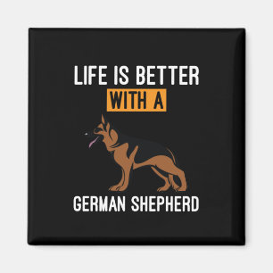 Imã Bekeeper Art Com Um German shepherd