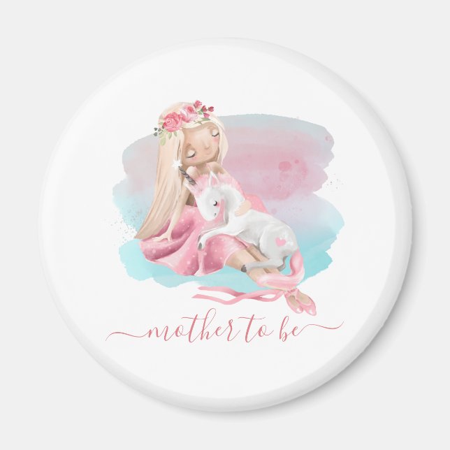 Imã Bela Ballerina Mãe é Magneta (Frente)