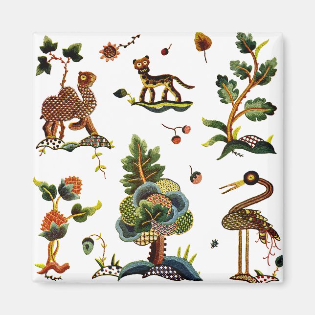 Imã Bela Bordados Castlemaine Jacobean (Frente)