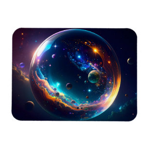 Ímã Bela Cósmica Galaxy Fantasy Art