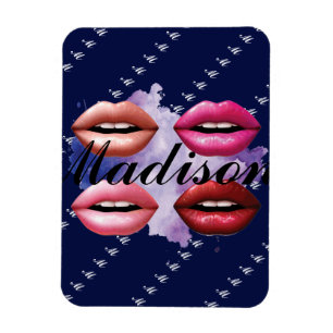 Ímã Bela Lábios Estilo Girly Personalizada