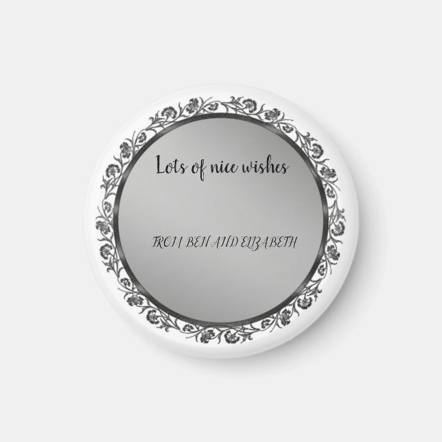 IMÃ BELA MAGNET COM DEDICAÇÃO (Frente)