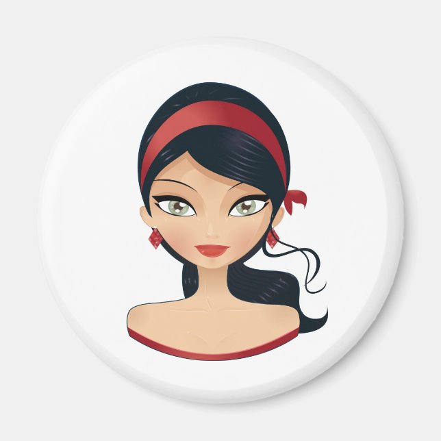 Imã Bela Menina (Frente)