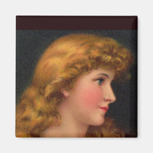 Imã bela mulher do século XIX