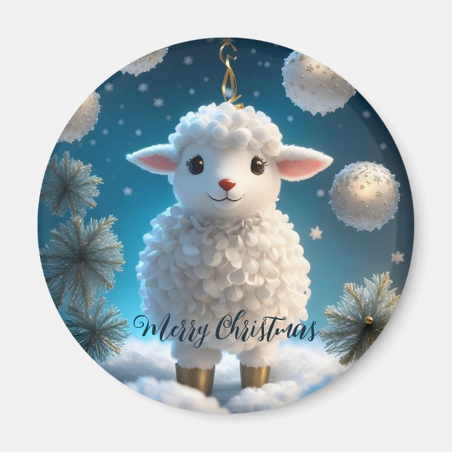 Imã Bela pequena carneira religiosa de carneiro (Frente)