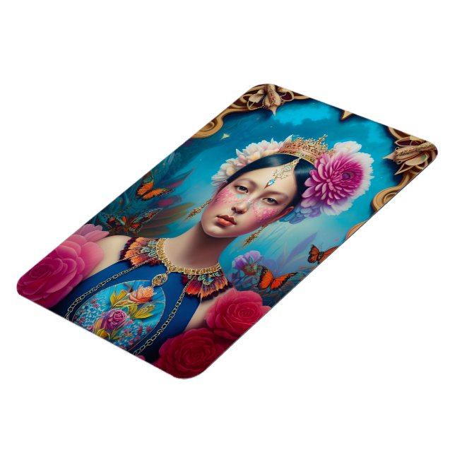 Ímã Bela pintura princesa (Left Side)