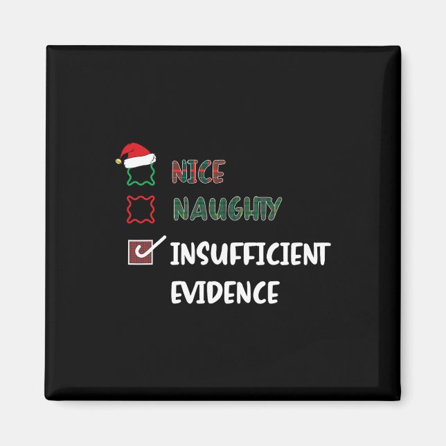 Imã Bela prova imprópria de Papais noeis de Natal (Frente)