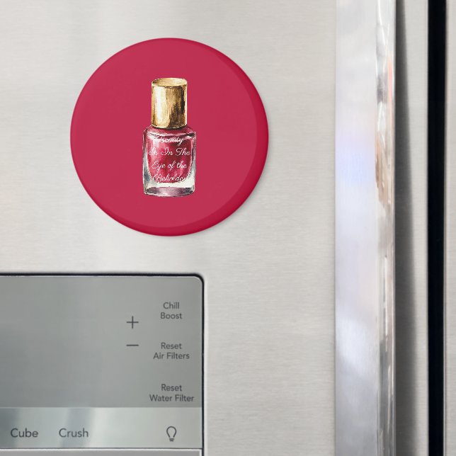 Imã Bela Unha de Cabelo Vermelho é citação (In Situ (Fridge))