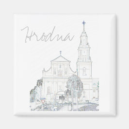 Imã Belarus Hrodna Grodno Arquitetura Estilizada Ímã