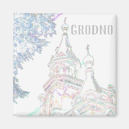 Imã Belarus Hrodna Grodno Arquitetura Estilizada Ímã