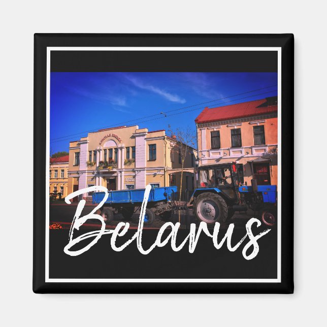 Imã Belarus Hrodna Ímã de Trator de Arquitetura (Frente)