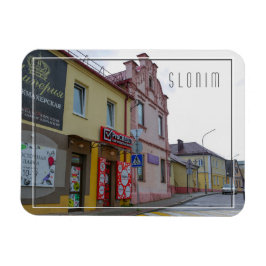 Ímã Belarus Slonim Vista da Cidade Arquitetura