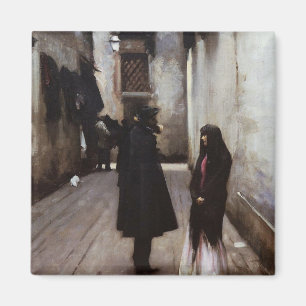 Imã Belas artes Venetian da rua que pintam John